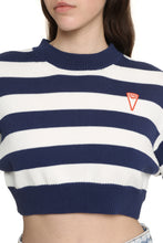 Load image into Gallery viewer, Striped crew-neck pullover
