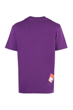 Load image into Gallery viewer, Rue Vivienne printed cotton T-shirt
