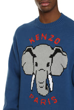 Load image into Gallery viewer, Wool-cotton blend crew-neck sweater
