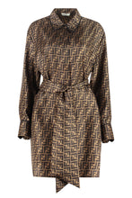 Load image into Gallery viewer, Silk shirtdress
