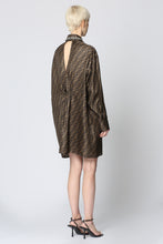 Load image into Gallery viewer, Printed silk shirtdress
