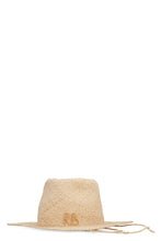 Load image into Gallery viewer, Straw fedora hat
