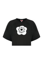 Load image into Gallery viewer, Cotton crop top with logo
