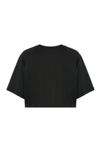 Load image into Gallery viewer, Cotton crop top with logo
