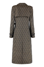 Load image into Gallery viewer, Canvas trench coat
