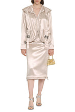 Load image into Gallery viewer, Padded jacket with zip and snaps
