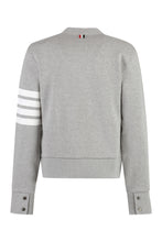 Load image into Gallery viewer, Logo detail cotton cardiga
