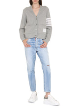 Load image into Gallery viewer, Logo detail cotton cardiga
