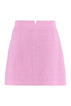 Load image into Gallery viewer, Flower tweed mini-skirt
