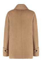 Load image into Gallery viewer, Fly double-breasted wool coat
