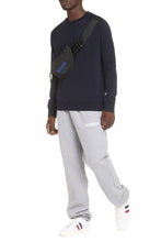 Load image into Gallery viewer, Cotton crew-neck sweatshirt with logo
