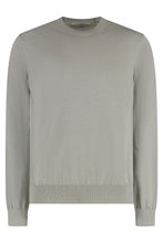 Load image into Gallery viewer, Cotton blend crew-neck sweater
