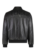 Load image into Gallery viewer, Black leather jacket
