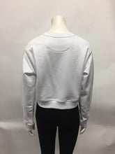Load image into Gallery viewer, Cotton crew-neck sweatshirt with logo
