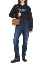 Load image into Gallery viewer, Cropped cotton hoodie
