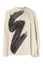 Load image into Gallery viewer, Printed silk blouse
