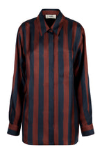 Load image into Gallery viewer, Striped silk shirt
