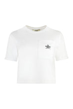 Load image into Gallery viewer, Cotton crew-neck T-shirt
