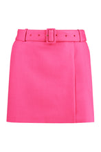 Load image into Gallery viewer, Wool wrap miniskirt
