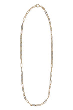 Load image into Gallery viewer, Long Bolt gold-tone metal necklace
