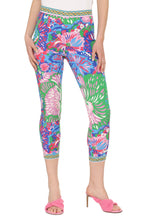 Load image into Gallery viewer, Printed silk-blend leggings
