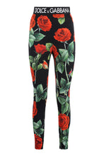 Load image into Gallery viewer, Printed silk-blend leggings
