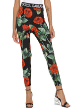 Load image into Gallery viewer, Printed silk-blend leggings
