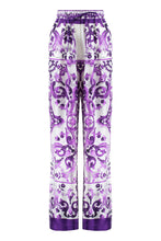 Load image into Gallery viewer, Printed twill trousers
