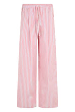Load image into Gallery viewer, Wide cotton pants with stripes
