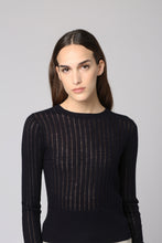 Load image into Gallery viewer, Funale knitted silk-blend t-shirt

