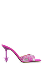 Load image into Gallery viewer, Embellished satin mules
