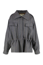 Load image into Gallery viewer, Oversized gray jacket with pockets
