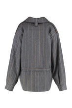 Load image into Gallery viewer, Oversized gray jacket with pockets

