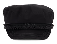 Load image into Gallery viewer, Mailman hat in cotton with a stiff brim in vintage style
