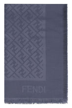 Load image into Gallery viewer, Silk-wool blend jacquard shawl
