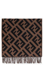 Load image into Gallery viewer, Cashmere scarf with fringes
