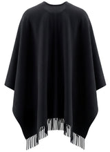 Load image into Gallery viewer, Cashmere and wool poncho
