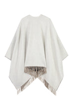 Load image into Gallery viewer, Wool-cashmere blend reversible cape coat
