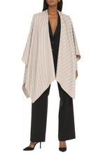 Load image into Gallery viewer, Wool and silk blend poncho
