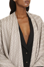 Load image into Gallery viewer, Wool and silk blend poncho
