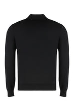 Load image into Gallery viewer, Long sleeve wool knit polo
