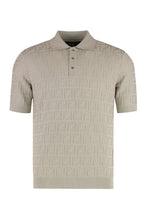 Load image into Gallery viewer, Logo print cotton polo shirt
