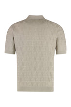Load image into Gallery viewer, Logo print cotton polo shirt

