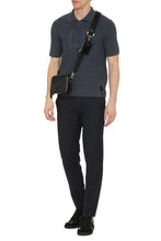 Load image into Gallery viewer, Ribbed knit polo shirt

