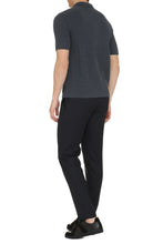 Load image into Gallery viewer, Ribbed knit polo shirt
