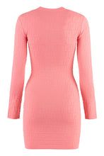 Load image into Gallery viewer, Jacquard knit mini-dress
