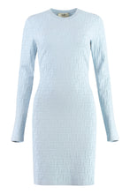 Load image into Gallery viewer, Jacquard knit mini-dress
