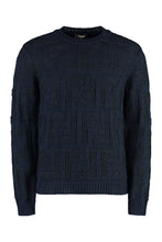 Load image into Gallery viewer, Cotton blend crew-neck sweater

