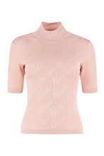 Load image into Gallery viewer, Cotton-viscose blend turtleneck sweater
