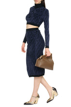Load image into Gallery viewer, Velvet turtleneck sweater
